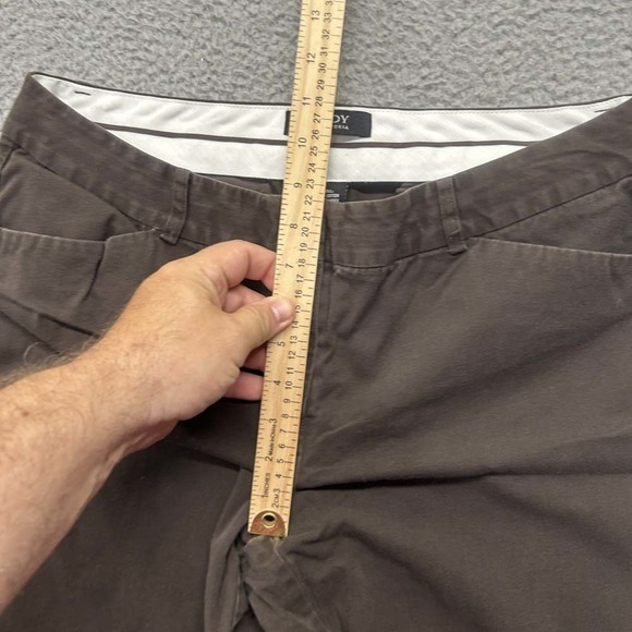 Body By Victoria Pants Womens Size 12  32X33 Chico Straight Brown - Picture 4 of 10